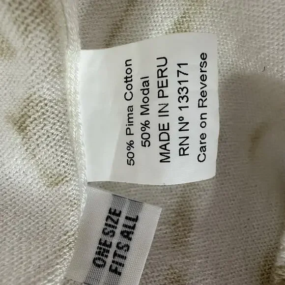 Planet Lauren G‎ Sweater Womens OS Tie Die Modern Boatneck Modern Knit - Picture 9 of 14